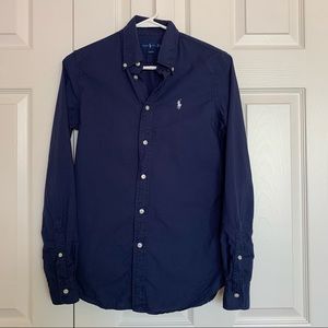 Polo by Ralph Lauren Navy Button Down Shirt